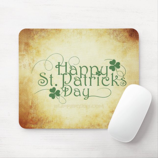 Mousepad A Rua Feliz de SlipperyJoe, o feriado de Patrick I (Com mouse)