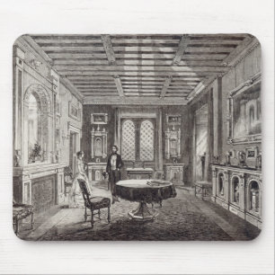 Mousepad A sala de estar carmesim, torre de Lansdown