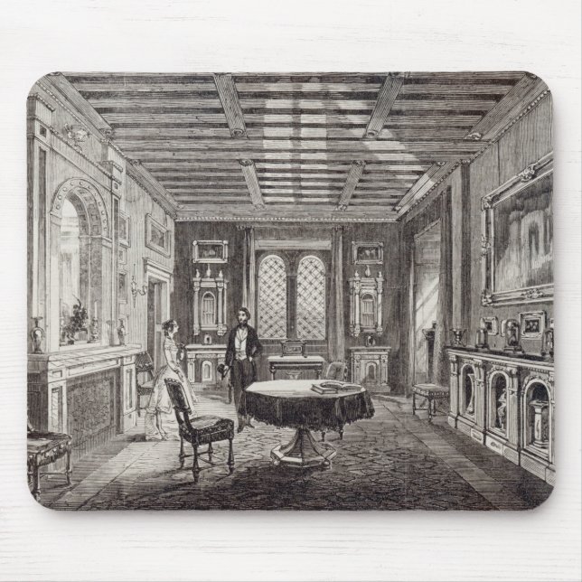 Mousepad A sala de estar carmesim, torre de Lansdown (Frente)
