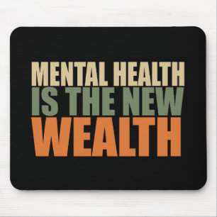 Mousepad A saúde é a nova riqueza