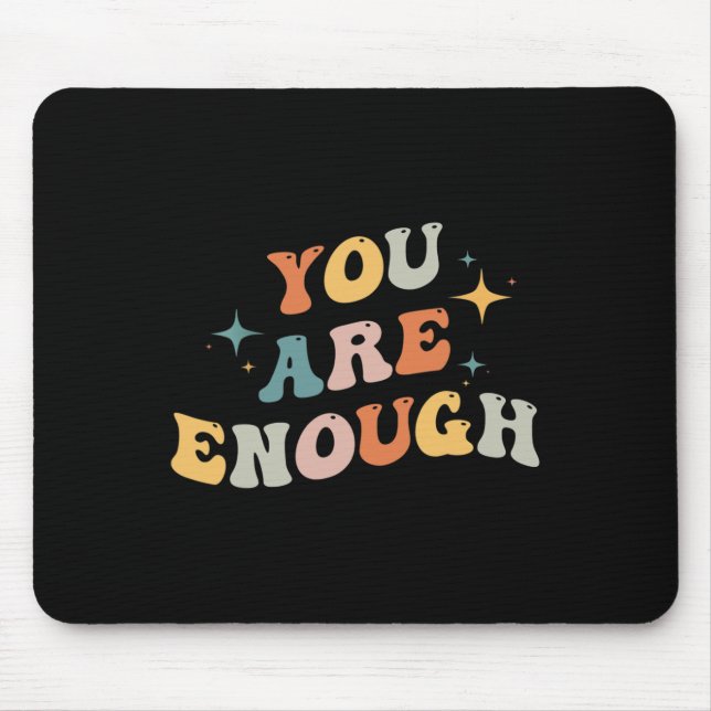Mousepad A saúde mental é suficientemente sensibilizada par (Frente)