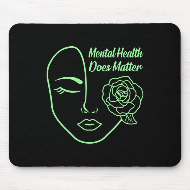 Mousepad A Saúde Mental Problemática No Apoio À Consciencia (Frente)