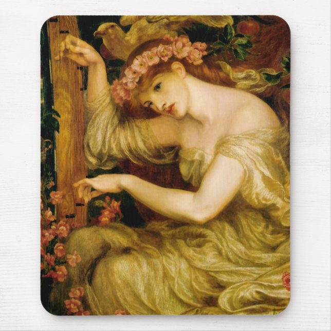 Mousepad A Sea Spell (por Dante Gabriel Rossetti) (Frente)
