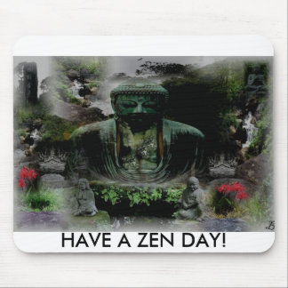 MOUSEPAD A SELVA DE BUDDAH, TEM UM DIA DO ZEN! TAPETE DO