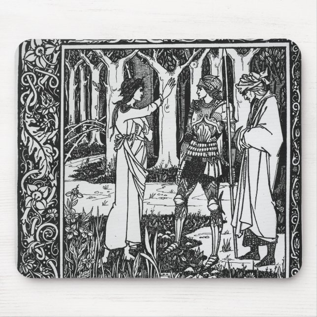 Mousepad A senhora do telleth Arthur do lago (Frente)