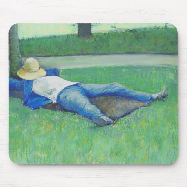 Mousepad A Sesta (por Gustave Caillebotte) (Frente)