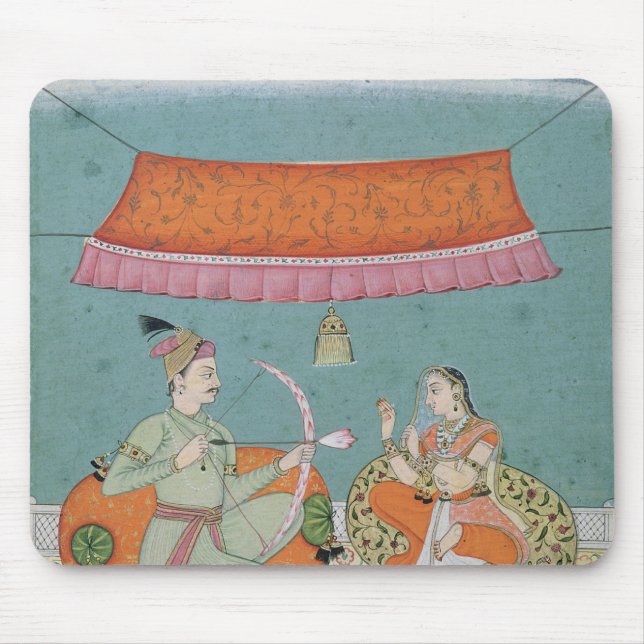 Mousepad A seta de Lotus, Bilaspur, c.1750 (Frente)