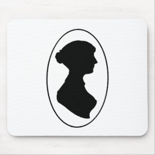 Mousepad A silhueta de Jane Austen
