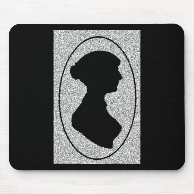 Mousepad A silhueta nova de Jane Austen (Frente)