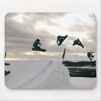 Mousepad A snowboarding engana o tapete do rato