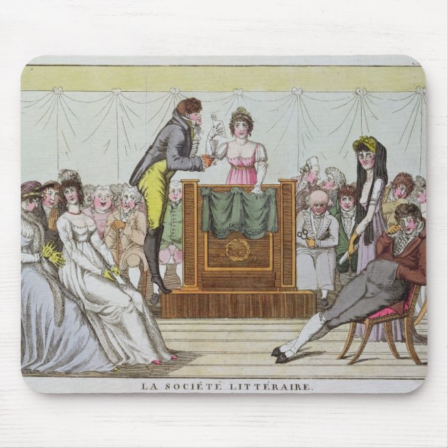 Mousepad A sociedade literária (Frente)