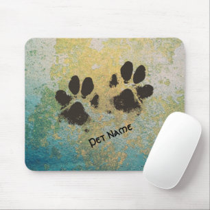 Mousepad A sua própria pata de animais de estimação impr