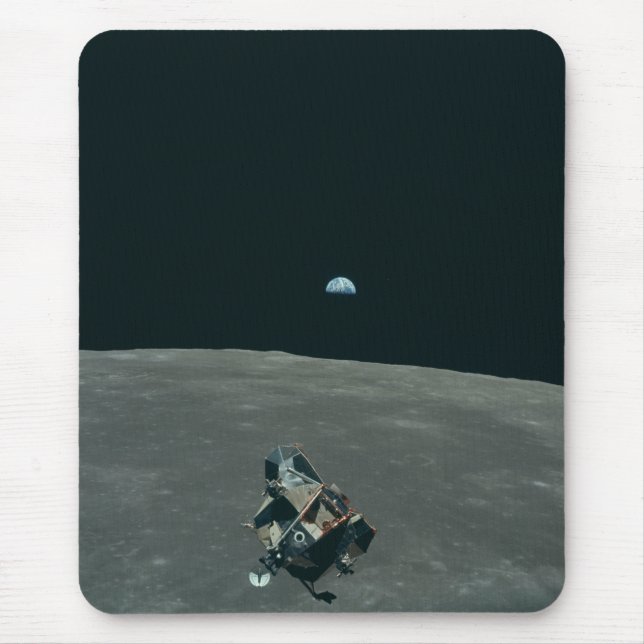 Mousepad A subida de Eagle da missão da lua de Apollo 11 do (Frente)