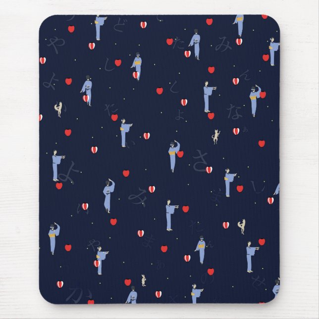 Mousepad A summer night's Japan (Frente)