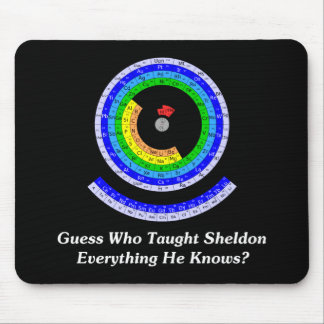 Mousepad A suposição quem ensinou a Sheldon tudo ele sabe?