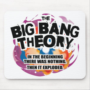 Mousepad A teoria de Big Bang