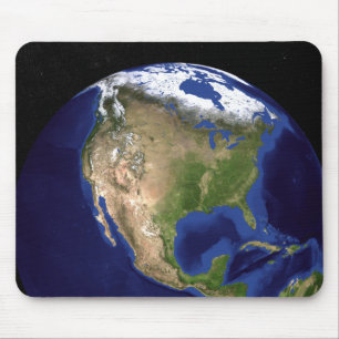 Mousepad A terra de mármore azul 4 da próxima geração