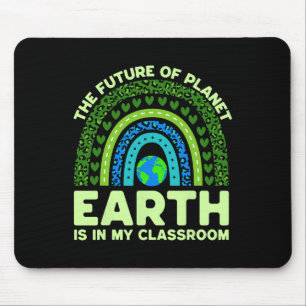 Mousepad A Terra Está Em Minha Chuva Ambiental No Dia Da Te
