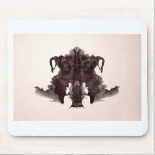 Mousepad A tinta do teste de Rorschach borra a pele animal