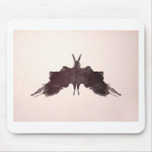 Mousepad A tinta do teste de Rorschach borra a traça do