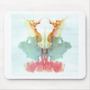 Mousepad A tinta do teste de Rorschach borra o ser humano