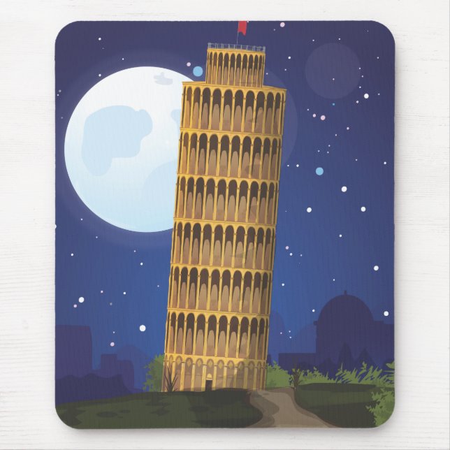 Mousepad A Torre Inclinada de Pisa (Frente)