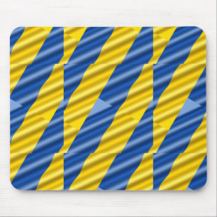 Mousepad A Ucrânia Azul e Amarela inspirou a paz contra a g