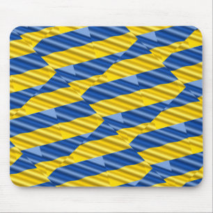 Mousepad A Ucrânia Azul e Amarela inspirou a paz contra a g