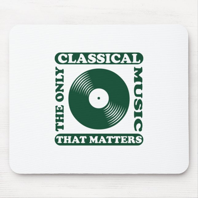Mousepad A única música clássica (Frente)