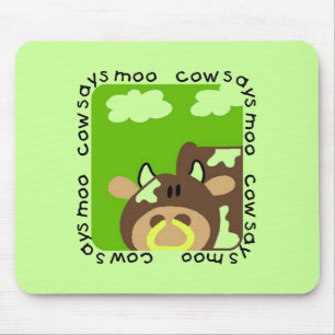Mousepad A vaca diz o camiseta e os presentes do MOO