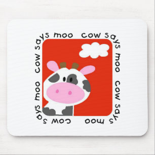 Mousepad A vaca diz o camiseta e os presentes do MOO
