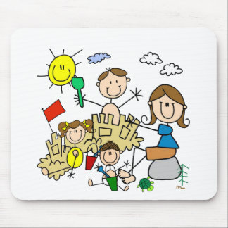 Mousepad A vara figura o divertimento da praia da família