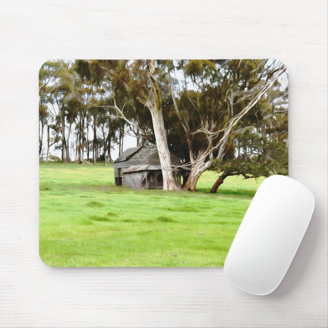 Mousepad A Velha barraca De Madeira (Com mouse)