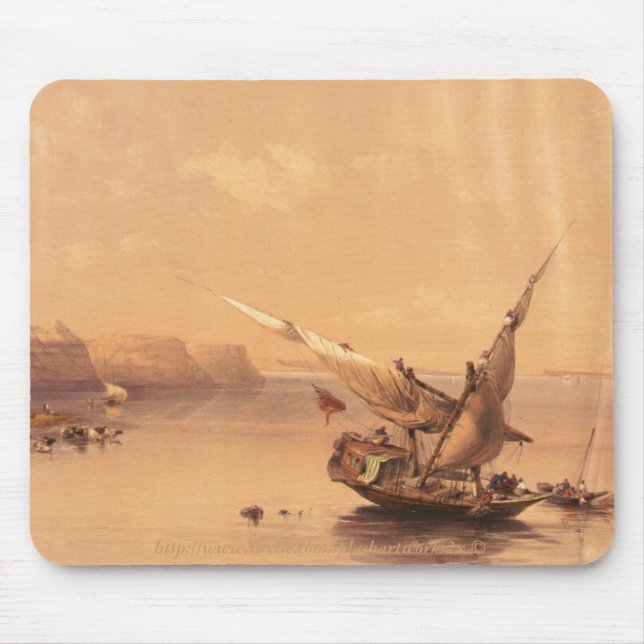 Mousepad "A Velha Fortaleza de Ibrim Nubia - Mousepad" (Frente)