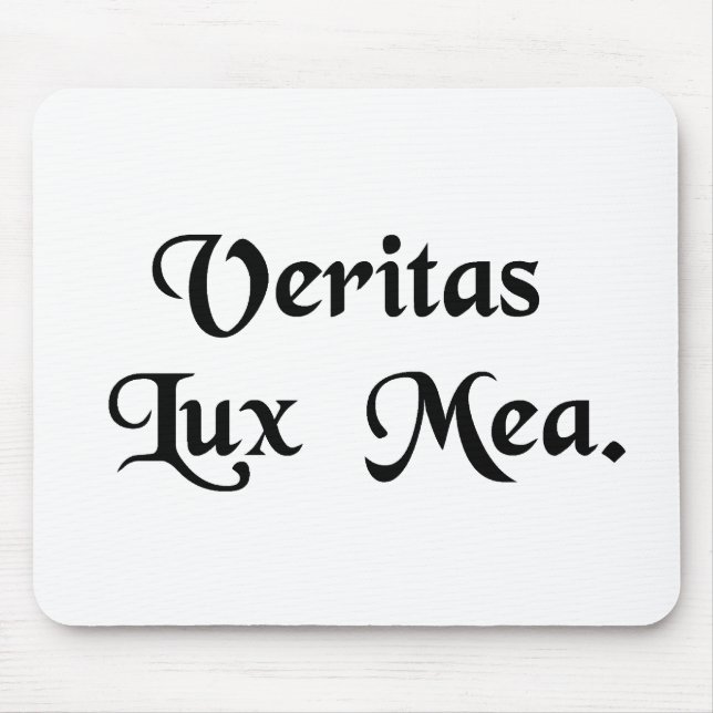 Mousepad A verdade é minha luz (Frente)
