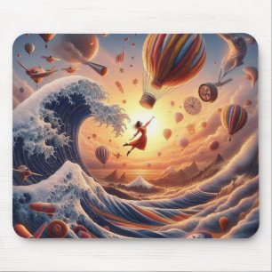 Mousepad A Viagem de Dream Weaver: Balões de Ar Quente Fant