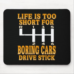 Mousepad A Vida De Carros Muito Curtos E Entediosos Conduz