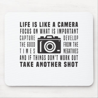 Mousepad A Vida De Fotógrafo É Como Uma Fotografia De Câmer