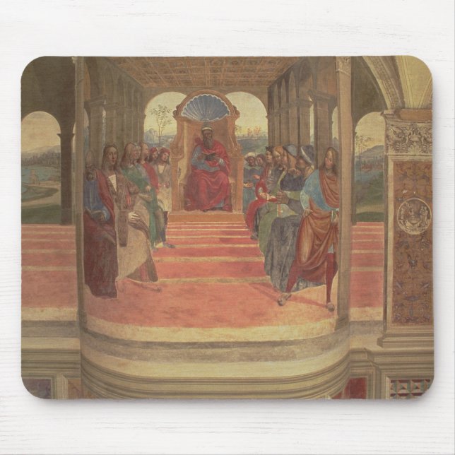 Mousepad A vida de St. Benedict (fresco) (detalhe) (Frente)