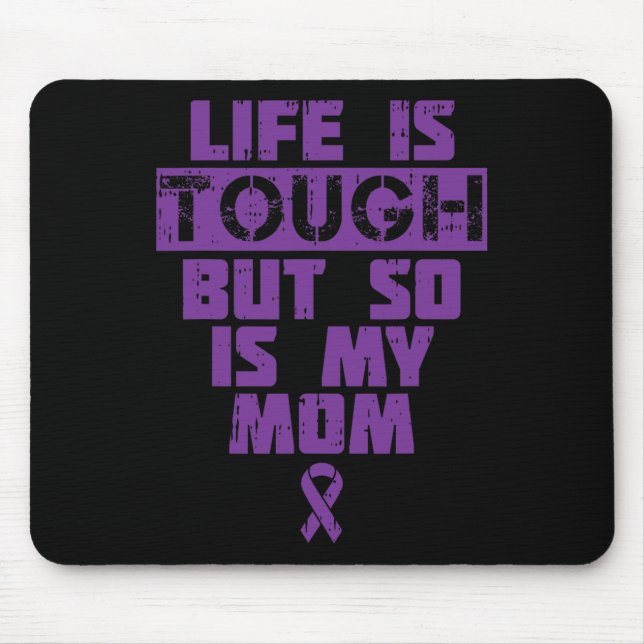 Mousepad A Vida É Dura E A Minha Mãe, A Doença De Alzheimer (Frente)