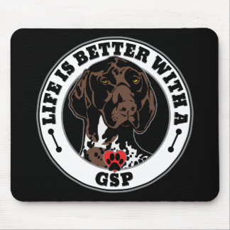 Mousepad A Vida É Melhor Com Uma Raça De Cachorro SPG