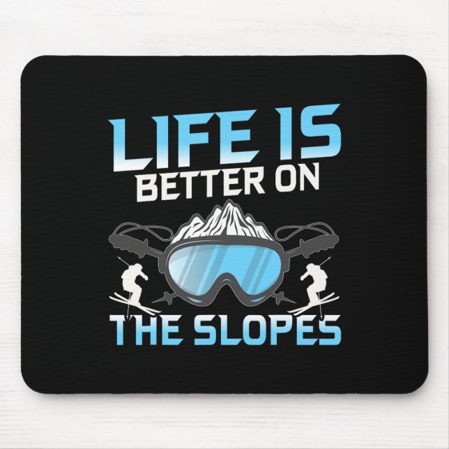 Mousepad A Vida É Melhor Nas Lopes (Frente)