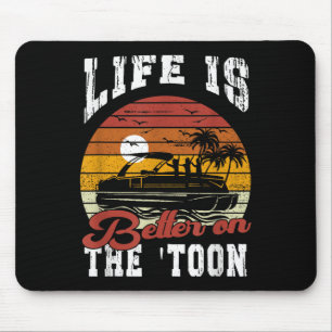 Mousepad A Vida É Melhor No Barco Do Brinquedo Capitão Bo
