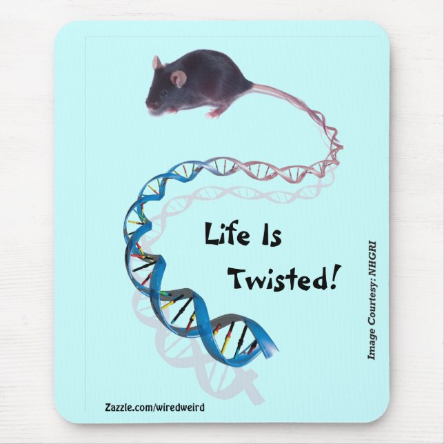 Mousepad A vida é torcida! Tapete do rato (Frente)