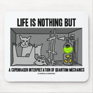 Mousepad A vida não é nada mas uma interpretação de