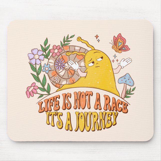 Mousepad A Vida Não É Uma Corrida (Frente)