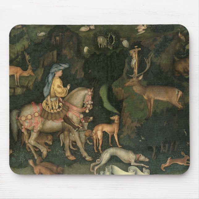 Mousepad A visão de St. Eustachius, c.1438-42 (Frente)