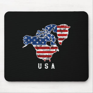 Mousepad A Visão Engraçada De Trump Do Mapa Dos Eua Com O C