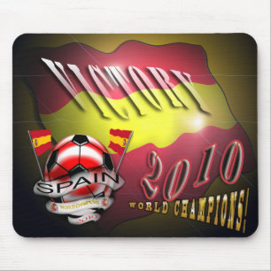 Mousepad A vitória da espanha mundo de 2010 campeonatos do