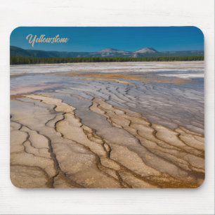 Mousepad À volta do Grande Primavera Prismático Yellowstone